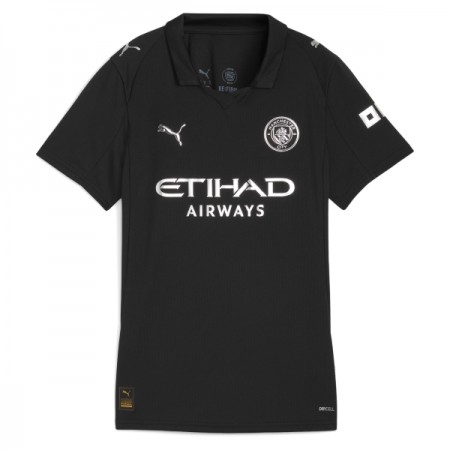 Manchester City Fotbollströjor Dam Borta tröja 2025-26 Kortärmad